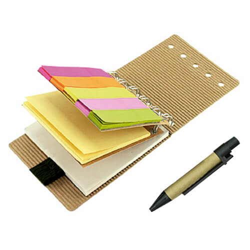 Mini libreta post it + lápiz para personalizar Pack 10 un